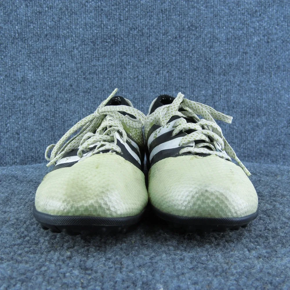 adidas Boys Sneaker Shoes Athletic Off White Synthetic Lace Up Size Y 4.5 Medium